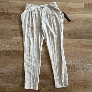 Wilster Light Beige Linen Pants